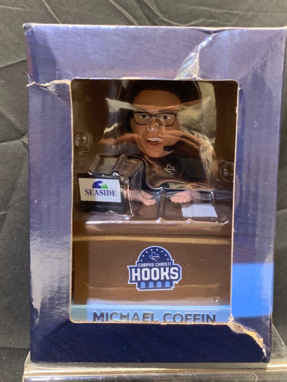 Michael Coffin Corpus Christi Hooks Talking Bobblehead